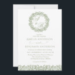 Elegant Vintage French  Sage green Floral Wedding Einladung<br><div class="desc">Celebrate timeless romance with this Elegant Vintage French Wedding Invitation featuring luxurious gold floral illustrations on a deep black background. The design blends classic French elegance with a modern monochrome twist, creating the perfect invitation for sophisticated couples. Beautifully detailed botanical motifs frame your wedding details, ideal for formal, romantic, or...</div>