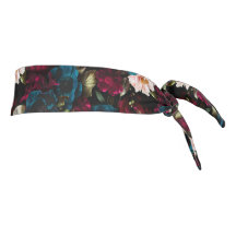 Élégant Vintage Vibe sombre Floral Botanique