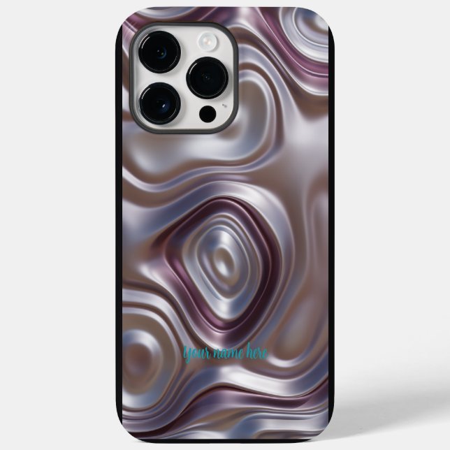 Élégant violet argenté iPhone / coque ipad (Verso)