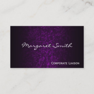 Élégant violet Cartes de visite professionnels