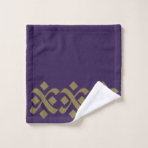 Élégant violet et beige foncé