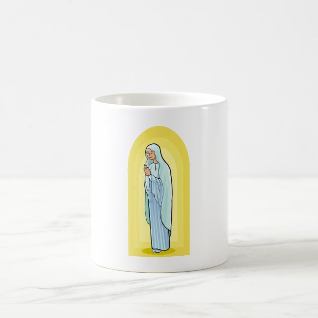 Elegant Virgin Mary Catholic Religious Kaffeetasse (Von Creator hochgeladen)