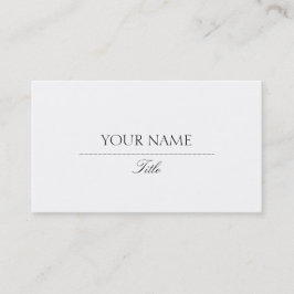 Elegant Visitenkarte