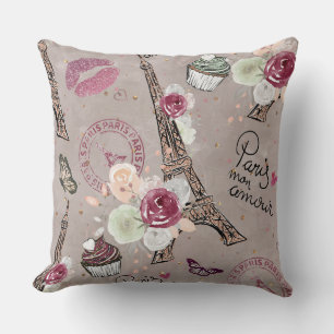Elegant, von Paris Inspiriert Kissen