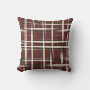Elegant, von Tartan inspiriert Kissen