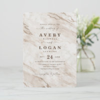 Elegant von weißer Beige-Metallic-Marmorhochzeit