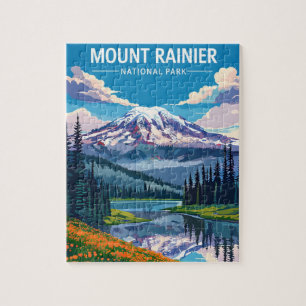 Elegant Washington DC Vintage Wasserfarbe