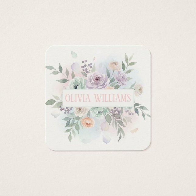 Elegant Watercolor Floral  (Vorderseite)