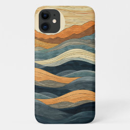 Elegant Waves iPhone Case