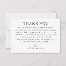 Elegant Wedding | Black & White Minimalist Classic