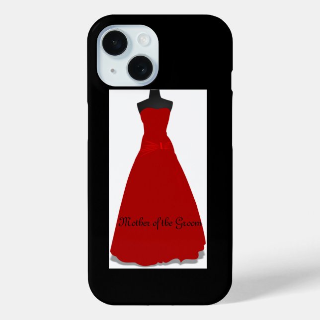 Elegant Wedding Dress Mother of the Groom Case-Mate iPhone Hülle (Rückseite)