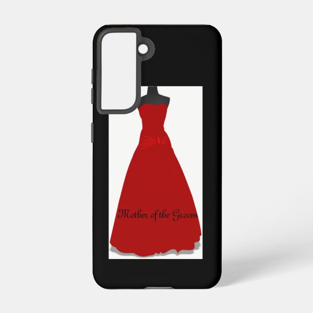 Elegant Wedding Dress Mother of the Groom Samsung Galaxy Hülle (Rückseite)