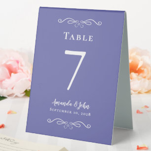 Elegant Wedding Empfang Calligraphy Tischaufsteller