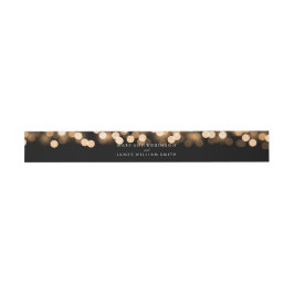 Elegant Wedding Gold Hollywood Glam Einladungsbanderole