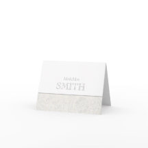 Elegant Wedding Gray White Personalisiert Mr & Mrs