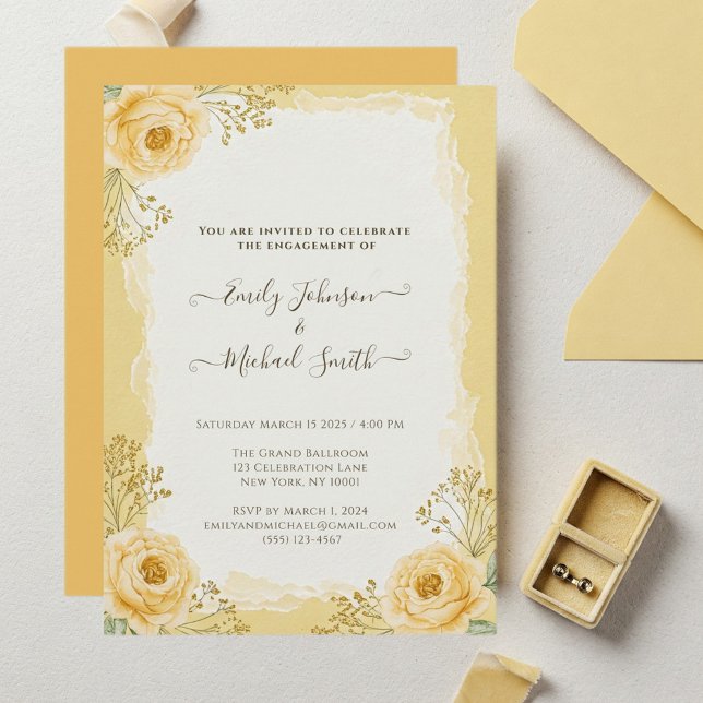 Elegant wedding invitation template, classic (Créateur téléchargé)