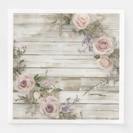 Elegant Wedding Paper Napkin Serviette