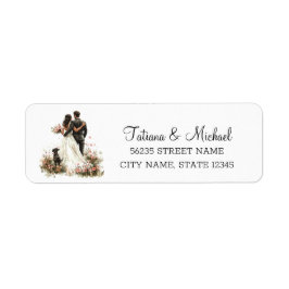 elegant wedding photo illustration modern 