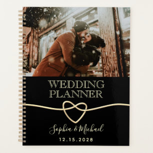Élégant Wedding planner photo noir