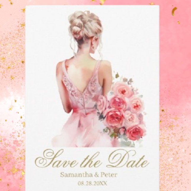 Elegant Wedding Save The Date (Set the tone for your celebration and invite loved ones to join you. )