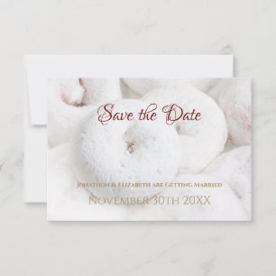Elegant Wedding Save the Date Ethereal Doughnut