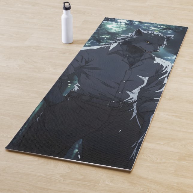 Elegant Werewolf Anime Yogamatte (Beispiel)