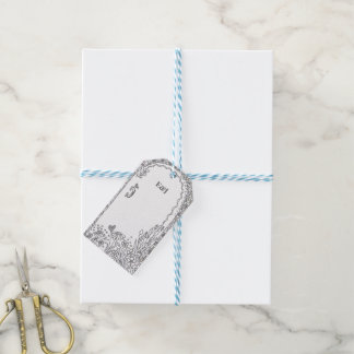 Elegant Whimsical Garden Door Wedding Geschenkanhänger