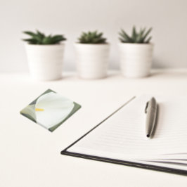 Elegant White Calla Lily Floral Post-it Klebezettel