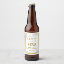 Elegant white Floral Future Mrs. Brautparty