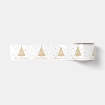 Elegant White Gold Frohe Weihnachtsbaumstars 