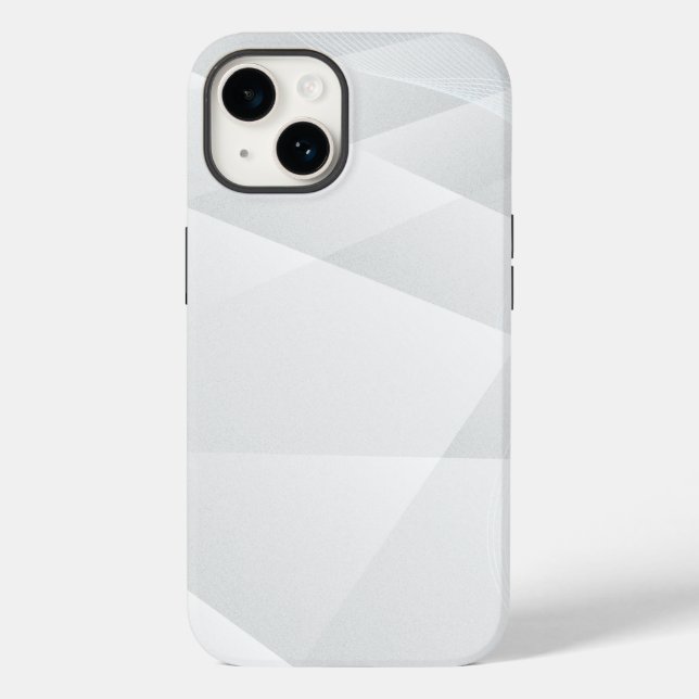 Elegant White Marble Case-Mate iPhone 14 Hülle (Rückseite)