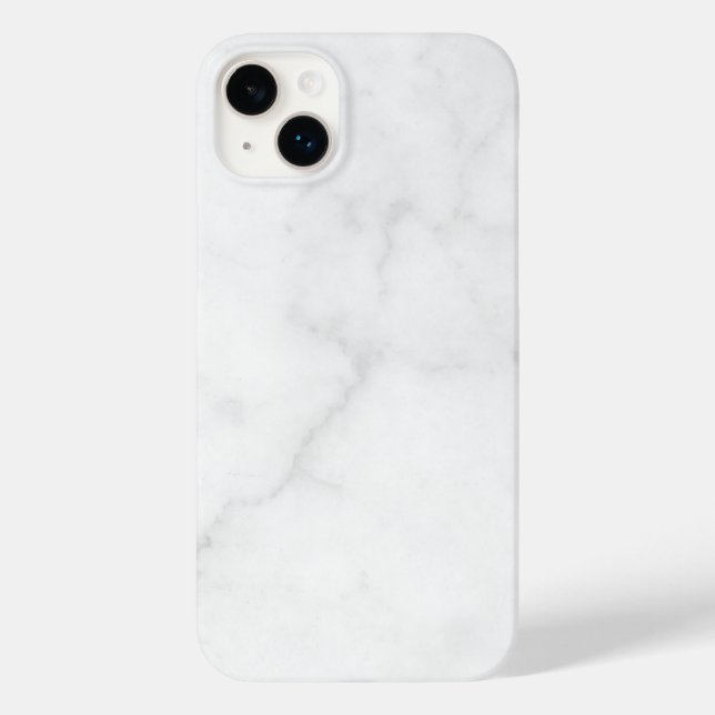 Elegant White Marble Case-Mate iPhone 14 Plus Hülle (Rückseite)