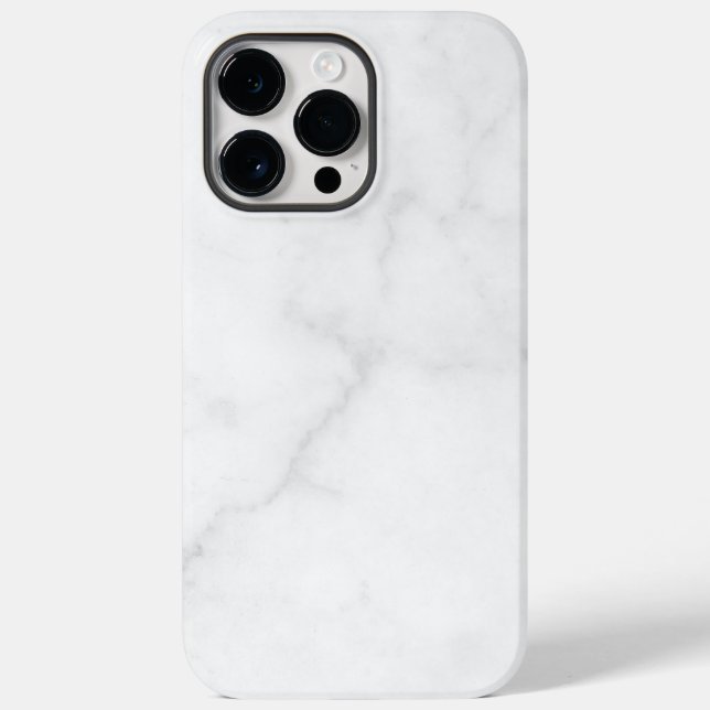 Elegant White Marble Case-Mate iPhone 14 Pro Max Hülle (Rückseite)