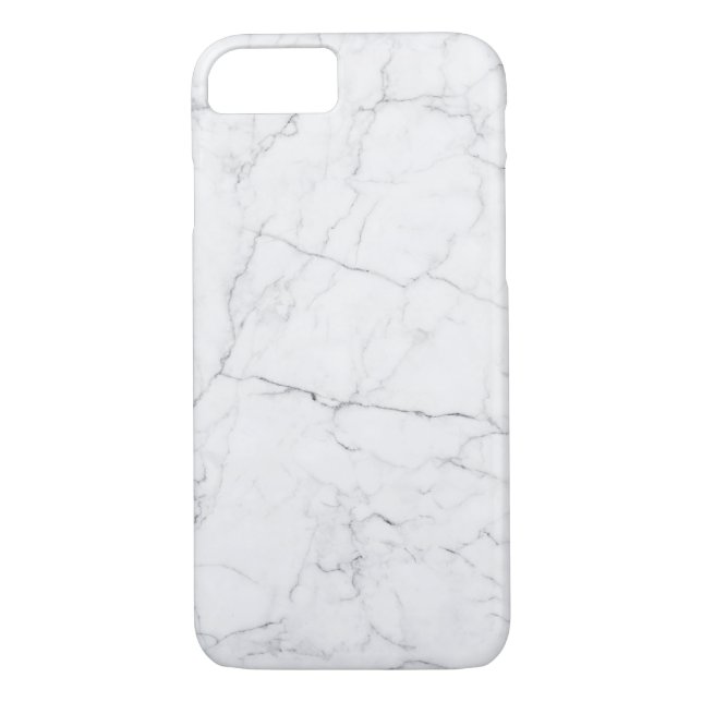 Elegant White Marble  Case-Mate iPhone Hülle (Rückseite)