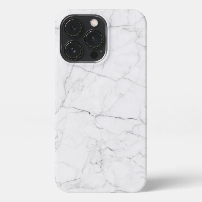 Elegant White Marble  iPhone 13 Pro Hülle (Rückseite)