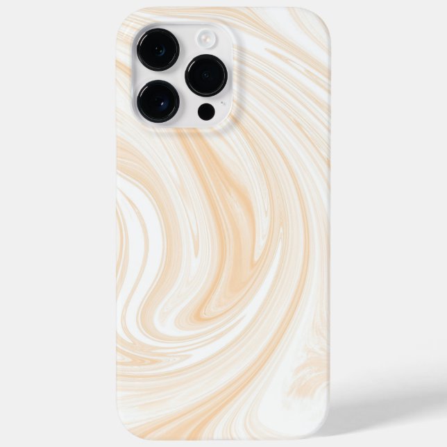 Elegant White Marble Pattern Case-Mate iPhone 14 Pro Max Hülle (Rückseite)