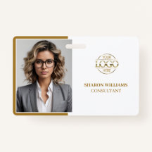 Elegant White Minimalistisch Company Mitarbeiter F