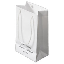 Elegant White Minimalistisch Wedding Script Gesche
