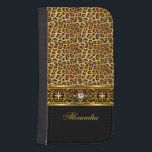 Elegant Wild Leopard Black Gold Jewel Samsung S4 Geldbeutel Hülle<br><div class="desc">Elegant Wild Leopard Animal Print Black and Gold, Imitate Jewel. Elegante klassiges Handy Handy Girly für Frauen Mädchen Add Name Initials Glitzer (Achtung, das Bild wird dunkler auf Fall erscheinen) Fabuläre Produkt für Frauen, Mädchen, Zizzago erstellt dieses Design BITTE BEACHTEN Sie alle flachen Bilder! Sie haben KEINEN echten Glitzer, Diamanten...</div>