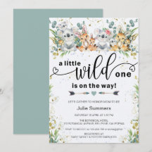 Elegant Wild One Bush Safari Baby Shower 