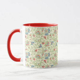 Elegant William Morris Renaissance Blumenmuster  Tasse