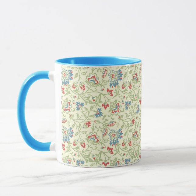 Elegant William Morris Renaissance Floral Tasse (Links)