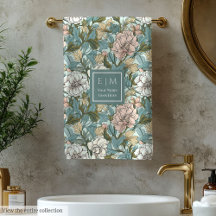 Elégant William Morris Style Soft Pastel Floral