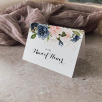 Elegant Winter Floral Brautparty Vielen Dank