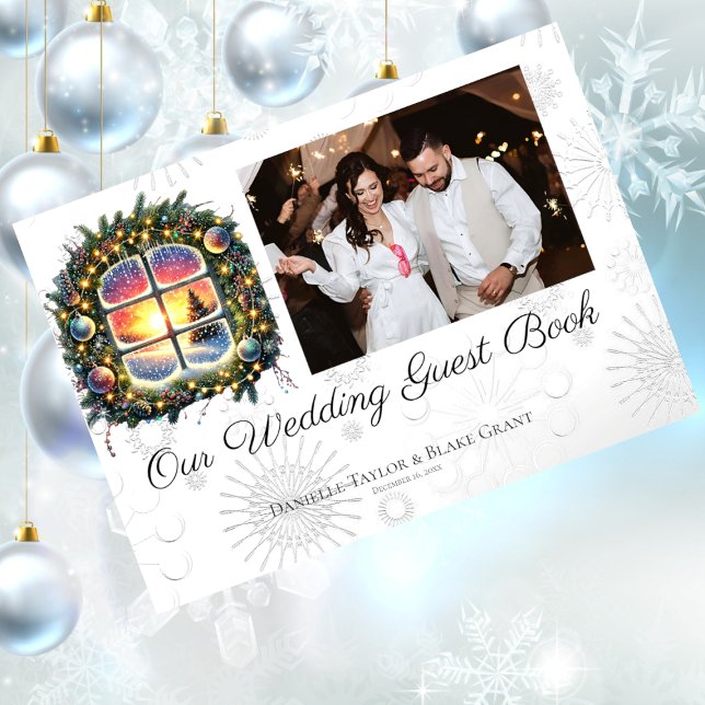 Elegant Winter Wonderland Photo Mariage Livre d'in (Créateur téléchargé)