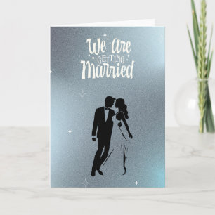 Elegant, wir bekommen eine Verheiratungskarte, Karte