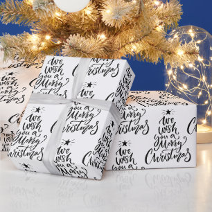 Elegant Wir wünschen Ihnen ein frohes Weihnachtsfe Geschenkpapier