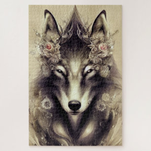 Elegant Wolf Jigsaw Puzzle