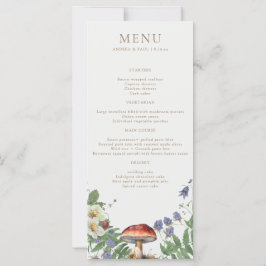 Elegant Woodland | Forest Wedding Menu