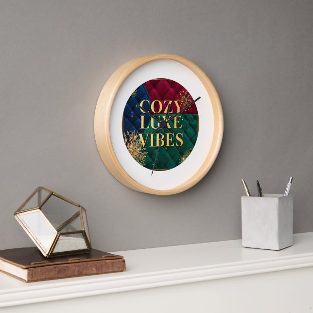 Elegant Wrist Watch with "Cozy Luxe Vibes" Design  Uhr (Büro)